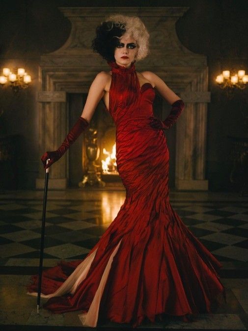 Fireside red gown