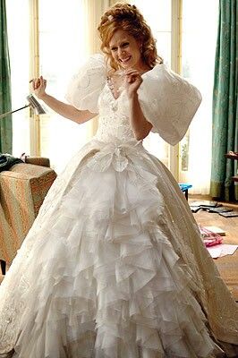 Runaway wedding gown